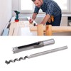 4PCS Woodworking Square Drill Bits Set HSS Wear Resistant 1/4in