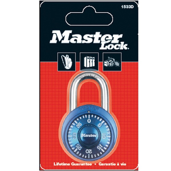 Masterlock 1533 38 mm M/Lock Stainless Steel Fixed Dial Combination Padlock