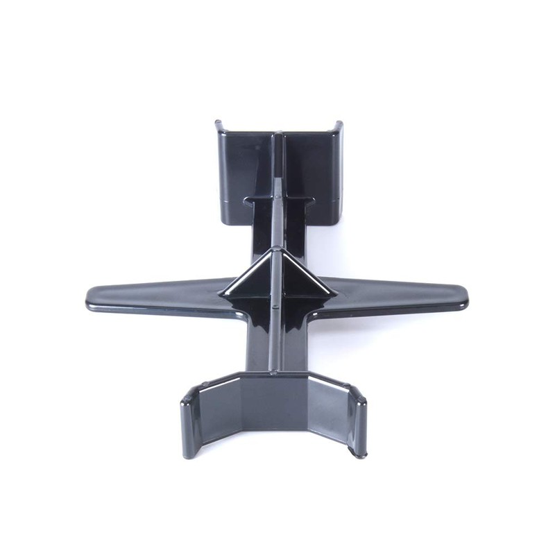 MOTO4U - Soporte para horquilla de bicicleta (25 cm), Negro