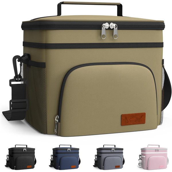 HOTOR Insulated Lunch Box for Men & Women - Leak-Proof