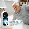Baby, Child, Elderly, Two-Way intercom Monitor with 360° Rotating Camera