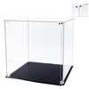 Clear Acrylic Display Case, Large Storage Bins with Magnetic Attraction
