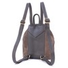 Catwalk Collection Handbags - Small Leather Fashion Backpack For Women