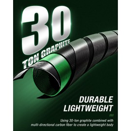 Ghosthorn Fishing Rod and Reel Combo, Graphite Telescoping Fishing Pole Portable Travel Kit with Carrier Bag for Freshwater Saltwater