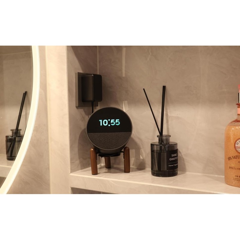 H Huaberich Desktop Holder Mount Stand Compatible for Echo Dot