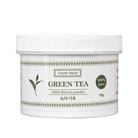 Fresh medicinal herb domestic green tea powder 90g natural grain mask pack / 신선약초 국산 녹차가루 90g  천연 곡물 마스크팩