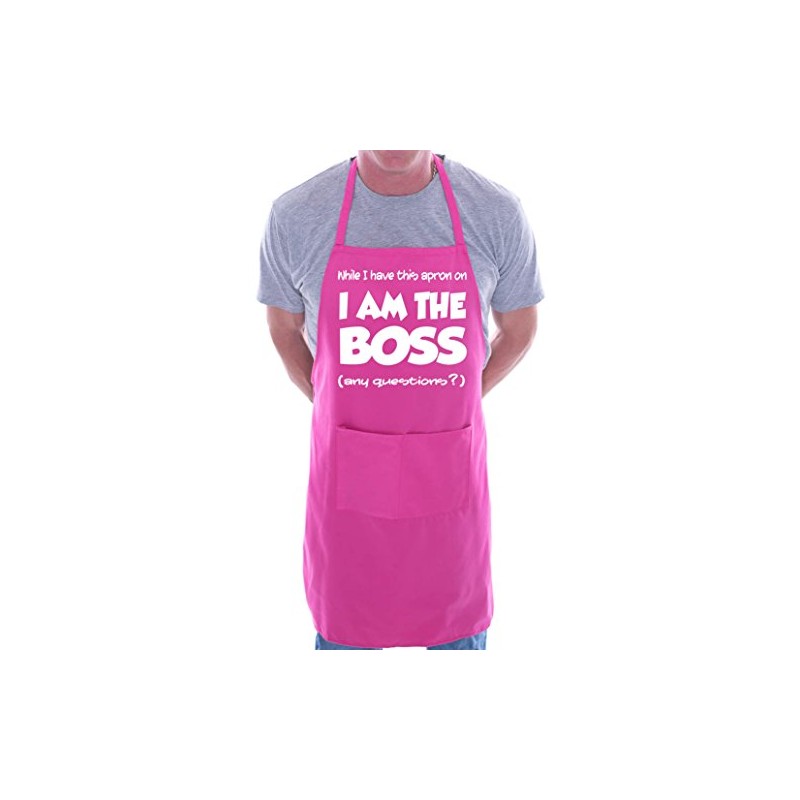 I Am The Boss Fathers Day Funny BBQ Cooking Novelty