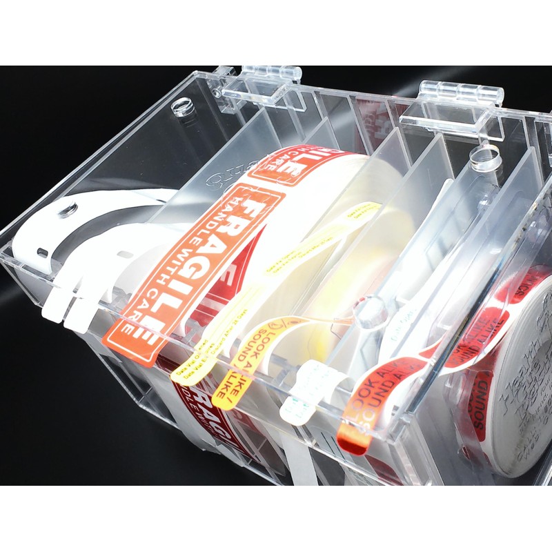 Adjustable Multi-Label Dispenser, Stack & Easy Peel Box (fit 5