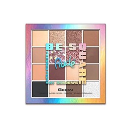 Be Square Pressed Pigments and Shadows - Geeky by Rude Cosmetics for Women - 0.76 oz Makeup
