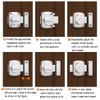 Night Latch Two-Way Swivel Security Door Lock - Solid Swivel
