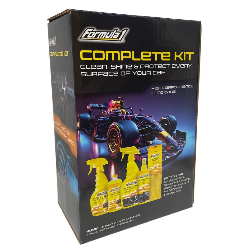 Formula 1 Complete Kit - Auto Care Gift Box -