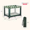 Dream On Me Zoom Portable Playard in Green, Lightweight, Packable