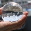 80mm Transparent Sphere K9 High Purity Photography Crystal Lens Ball