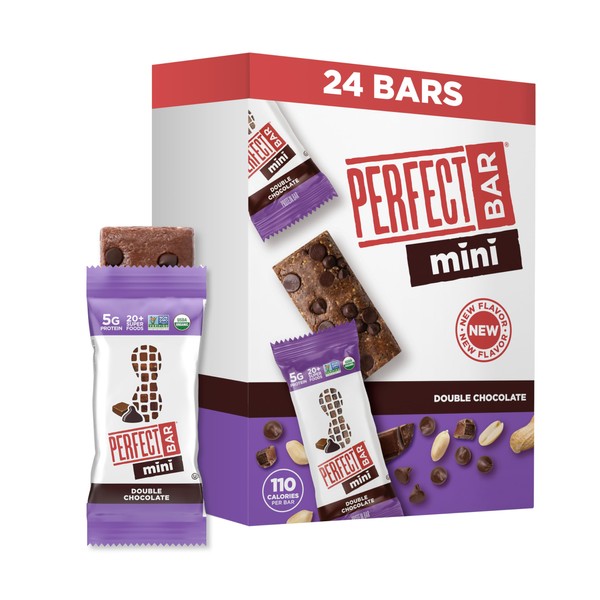 Perfect Bar Mini, Double Chocolate Protein Bar, Protein Snack, Snack