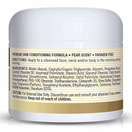 MASON NATURAL Collagen Premium Skin Cream - Anti Aging Face and Body Moisturizer, Intense Skin Hydration and Firmness, Pear Scent, Paraben Free, 2 OZ (3-Pack)