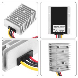 HOMELYLIFE HOMELYLIFE DC Voltage Regulator Buck Converter - DC 48V Step Down to 12V 30A 360W, Waterproof Power Converter Module Transformer for Golf Carts, Electric Vehicles, and DIY