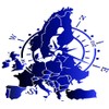 Generisch Compass Sticker (RPT 53) (9 cm, Blue 13/2) Weatherproof
