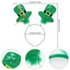 SUMERSHA 10pcs St. Patrick's Day Party Favors Set Shamrock Headbands