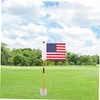 Sosoport Checkered Golf Flags for Practice Durable Mini Putting Green