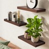 BAYKA Floating Shelves for Wall, Wall Mounted Rustic Wood Shelves