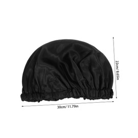 SAFIGLE Adjustable Hair Shower Cap for Women Large Capacity Bonnet for Long Curly Hair for Bath Spa and Sleep Snug Fit with Adjustable Strap