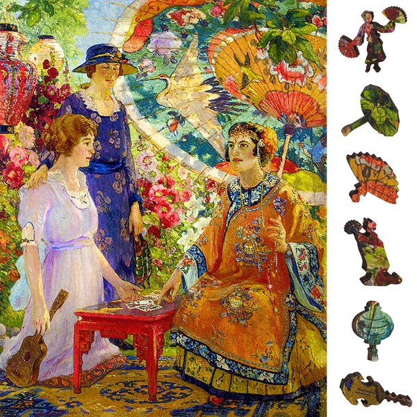 Wooden Puzzle for Adults - Uniquely Shaped Pieces - Made