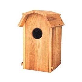 Woodworking Project Paper Plan to Build Wood Duck House with Hip Roof