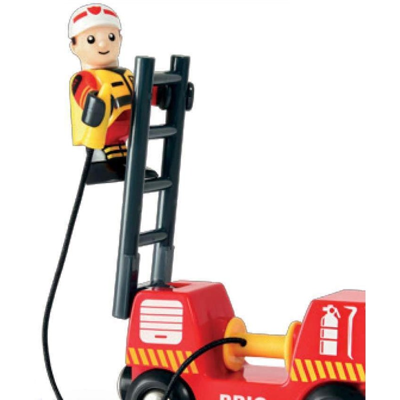 BRIO World Fire & Rescue Emergency Fire Engine for Kids