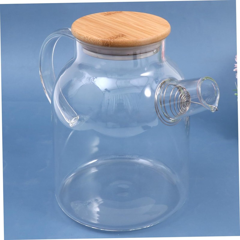 CIYODO 1.6l Glass Water Filter Kettle with Strainer Camping Kettle