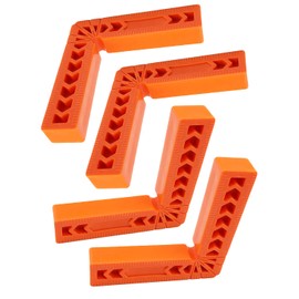 Paifeancodill 4Pcs 90 Degree Positioning Squares Clamp, Right Angle Clamp, Orange