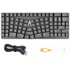 X-Bows Lite Ergonomic Mechanical Gaming aluminum Backlight Programable keyboard!