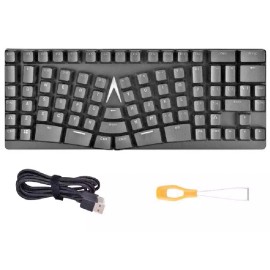 X-Bows Lite Ergonomic Mechanical Gaming aluminum Backlight Programable keyboard!