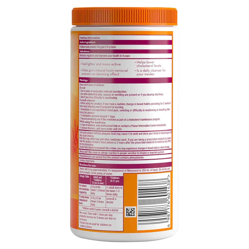 Metamucil Daily Fibre Supplement Smooth Orange, 48 Doses