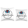 Abstract Couture Classic Logo Pillow Throw Pillow