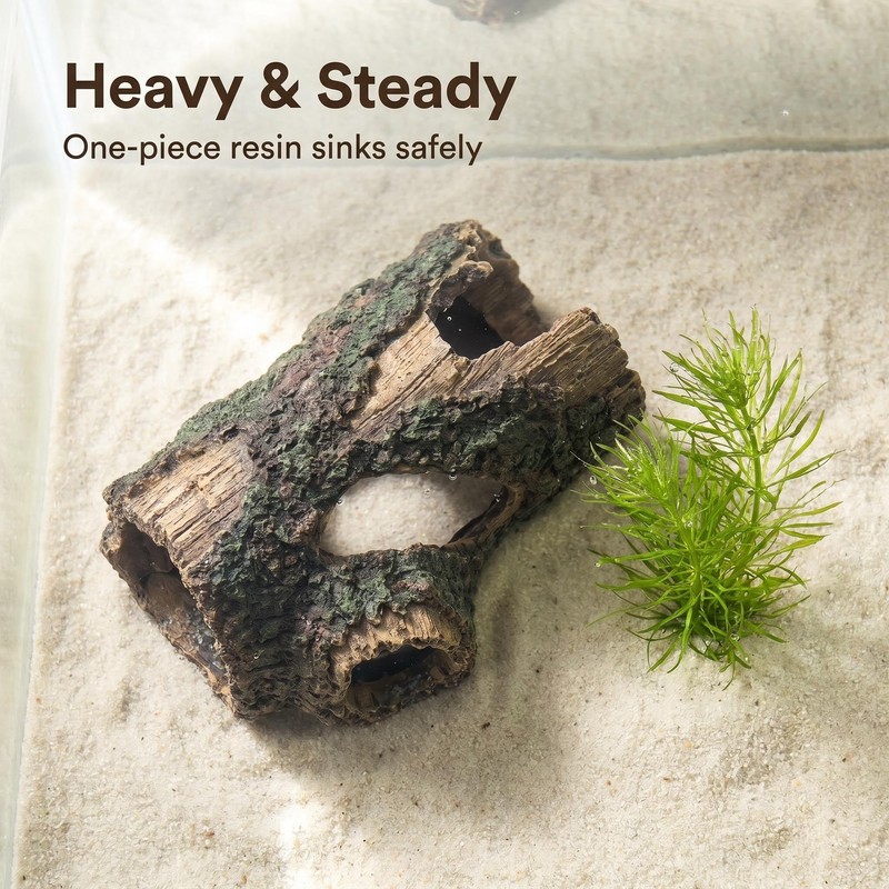 Fish Tank Decor Aquarium Ornament, 5.3x3.6x2.2 Inches
