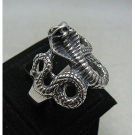 Sterling silber ring Schlange Kobra 925 Empress Größe 52-75 R001187