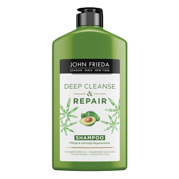John Frieda Repair & Detox Conditioner for Damaged Hair, with Avocado Oil and Green Tea