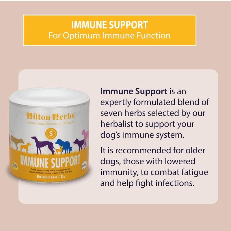Hilton Herbs Immune Support Natural Dog Supplement. 100% Natural Ingredients.