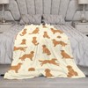 AIOMXZZ Golden Retriever Blanket Gifts, Dog Pattern Flannel Fleece Throw