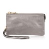 RIAH FASHION Convertible Faux Leather Wallet Purse Clutch - Mini