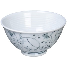 Hasamiyaki 39429 Easy Bowl (Medium), Chisae Pattern, Black