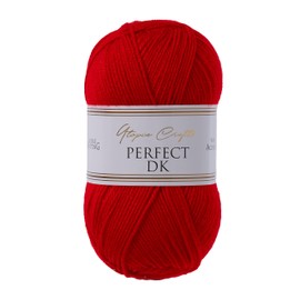 Utopia Crafts DK Double Knitting Yarn, 100g (Red)