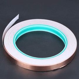 Cinta de lámina de cobre, cinta adhesiva de lámina de cobre conductora de doble cara, cinta de protección electromagnética, para PDA, PDP, LCD, computadora portátil, fotocopiadora y otros productos el