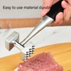 AIMALL Double-Sided Meat Tenderizer Mallet with 16 Large and 36