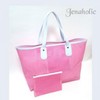 Jenaholic Sturdy Mesh Beach Bag Mesh Beach Bag 2 Black