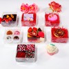 SLShePack 50Pack 5x5x2Inches Clear Bakery Boxes Chocolate Covered Strawberries Boxes