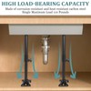 Swess Undermount Sink Brackets, Stainless Steel Adjustable kitchen sinks undermount