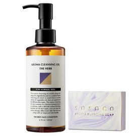 [Includes aroma handmade soap] Sosoko Aroma Cleansing Oil Sebum Removal for all skin types, 1 piece, 200ml / [아로마 수제비누 포함] 소소코 아로마 클렌징오일 피지제거 모든피부용, 1개, 200ml
