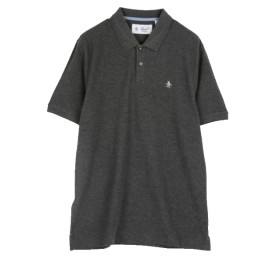Original Penguin Men's, Daddy Polo Shirt, Dark Charcoal Heather, S