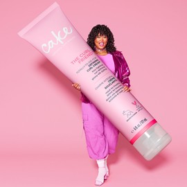 Cake Beauty Curl Defining Cream, The Curl Friend - Moisturizes and Defines Curls – For Frizz Control & Detangling - Avocado Oil, Soybean Oil & Shea Butter – For Curly Hair- 6 Fl Oz / 177 mL